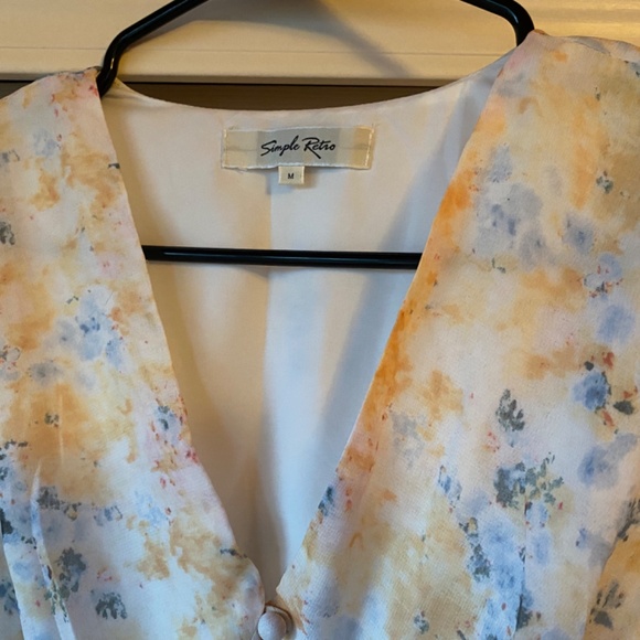 Simple Retro Kora Floral Print Dress - Picture 3 of 5